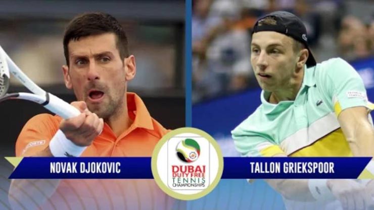 Djokovic (trái) giành chiến thắng dễ dàng