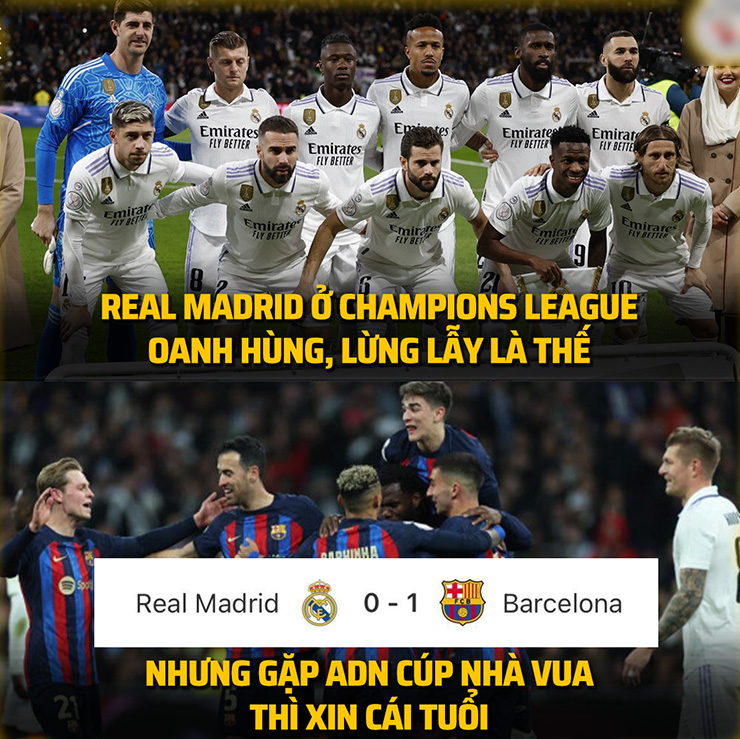 Real cứ gặp Barca ở Cúp Nhà Vua là "tắt điện".