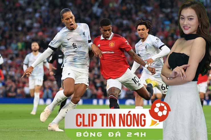 Van Dijk (trái) e ngại sức mạnh của MU