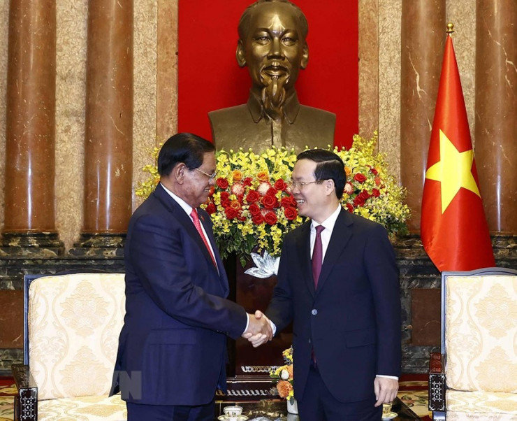 Chủ tịch nước Võ Văn Thưởng tiếp Phó Thủ tướng Campuchia - 1