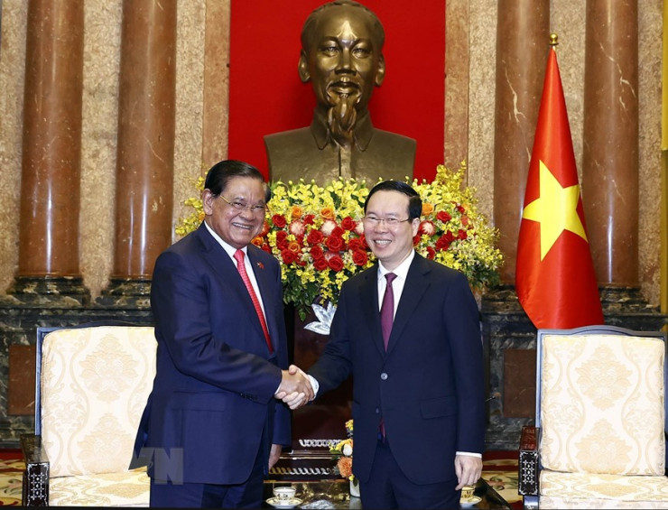 Chủ tịch nước Võ Văn Thưởng tiếp Phó Thủ tướng Campuchia - 5