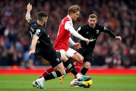 Video bóng đá Arsenal - Bournemouth: Rượt đuổi 5 bàn, vỡ òa phút 90+7 (Ngoại hạng Anh)