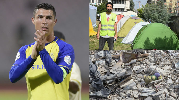 Cristiano Ronaldo muốn giúp các nạn nhân vùng động đất ở Thổ Nhĩ Kỳ và Syria sớm vượt qua khó khăn