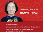 Tin tức trong ngày - [Infographic] Chân dung Thường trực Ban Bí thư Trương Thị Mai