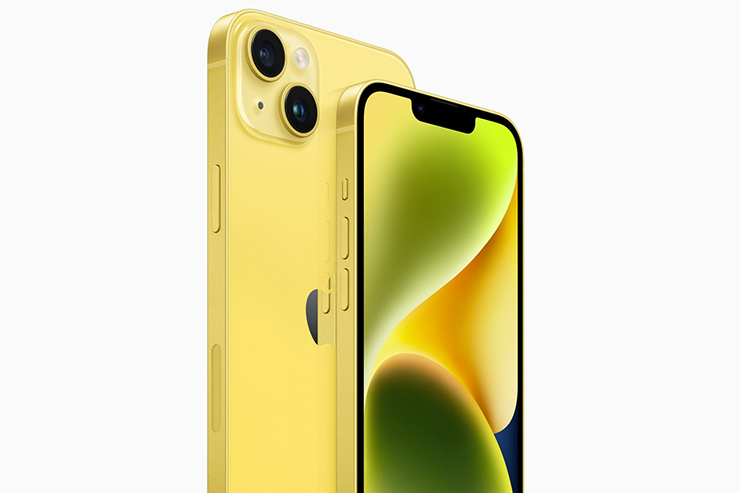 Màu vàng quay trở lại với iPhone tiêu chuẩn.