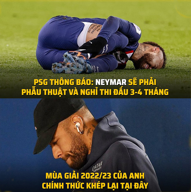 Mùa giải chính thức khép lại với Neymar.