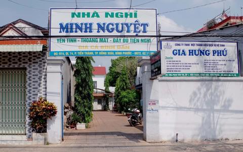 Nhà nghỉ Minh Nguyệt nơi xảy ra vụ việc