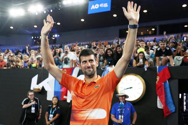 Djokovic luôn là sự đảm bảo cho sự hấp dẫn của các giải đấu mà anh tham dự