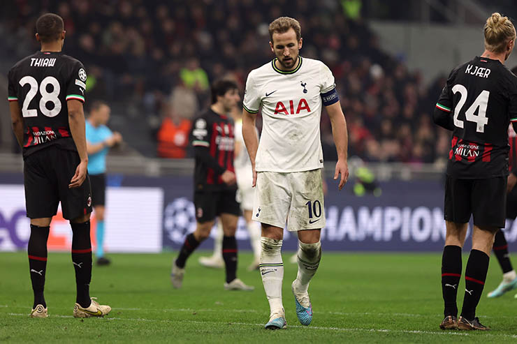 Nếu Kane tiếp tục tịt ngòi, Tottenham sẽ gặp nhiều khó khăn trước AC Milan