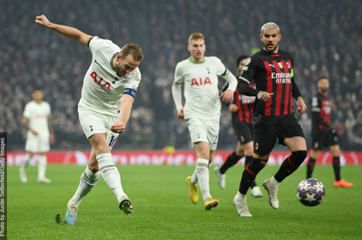 Harry Kane tịt ngòi khi Tottenham bị AC Milan loại