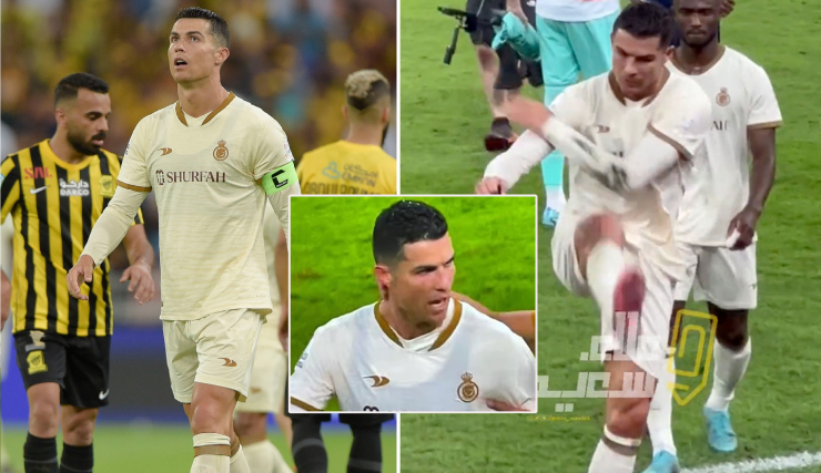 Ronaldo có những hành động không đẹp sau trận thua của Al Nassr