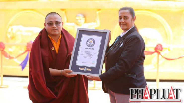 Tháp Kinh luân ở Lâm Đồng được công nhận kỷ lục Guinness - 1