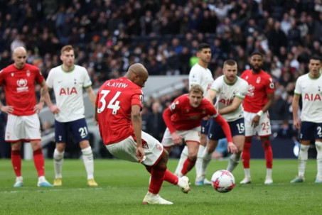 Tường thuật bóng đá Tottenham - Nottingham Forest: Penalty hỏng cuối trận (Ngoại hạng Anh) (Hết giờ)