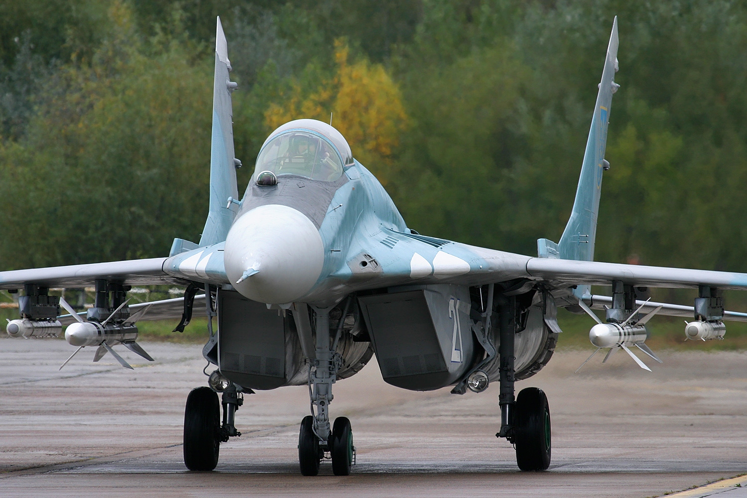 Mỹ và Ukraine gần đây đã có những sửa đổi để chiến đấu cơ MiG-29 có thể mang theo bom, tên lửa Mỹ.