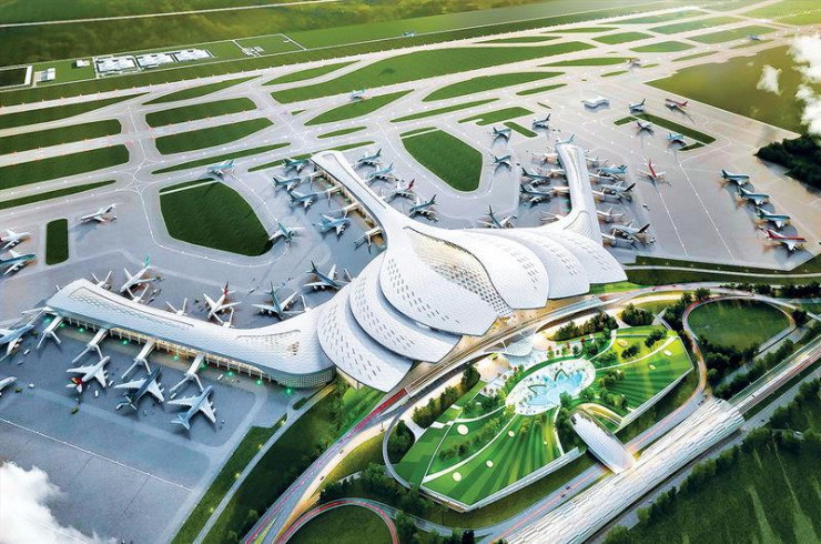 Cận cảnh mô hình sân bay quốc tế Long Thành được hoàn thành năm 2026 - 2