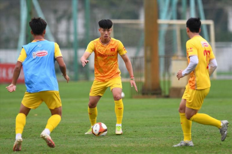 Những cầu thủ U20 được bổ sung cho U23 Việt Nam. Ảnh: HH