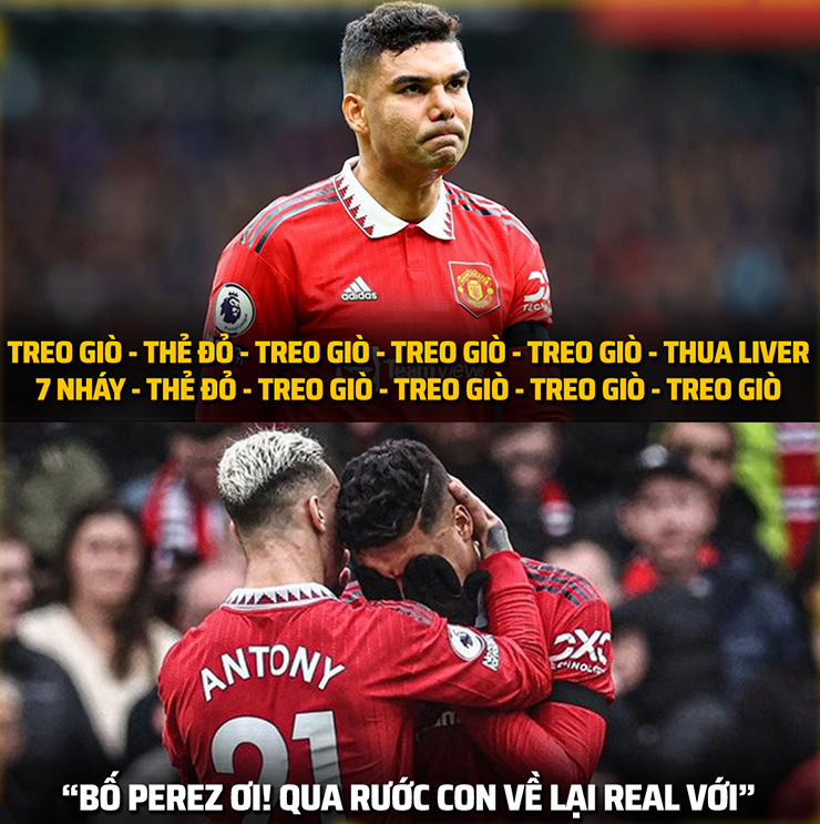 Chuỗi trận đáng quên của Casemiro ở Man Utd.