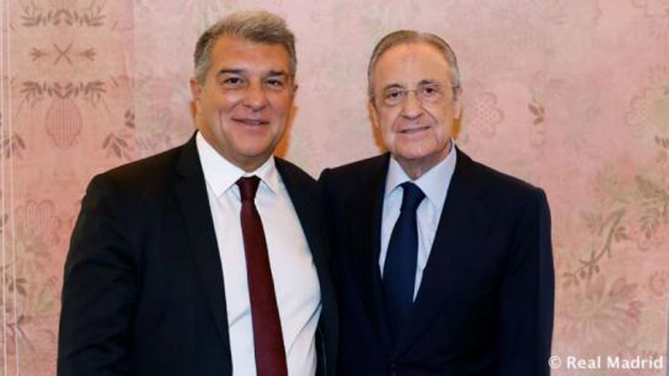 Hai Chủ tịch Florentino Perez và Joan Laporta phá luật trước trận "El Clasico" sắp tới