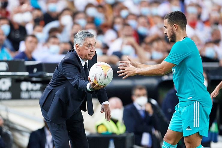 HLV Carlo Ancelotti không trọng dụng Eden Hazard