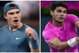 Video tennis Alcaraz - Draper: Khởi đầu hưng phấn, đoạn kết bất ngờ (Indian Wells Masters)