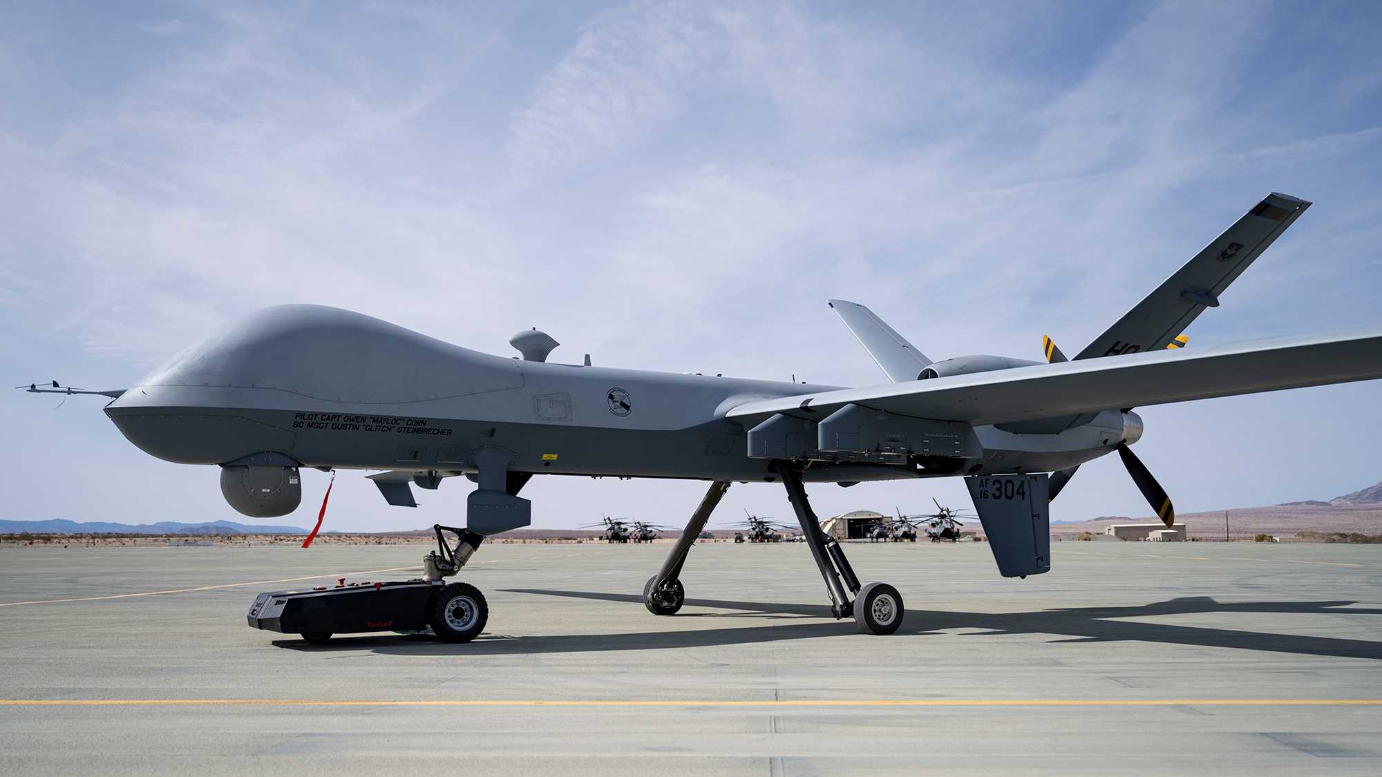 UAV đa nhiệm MQ-9 của quân đội Mỹ (ảnh: Reuters)