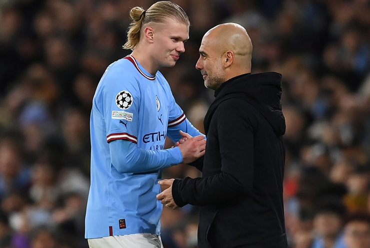 Pep Guardiola lý giải vì sao thay Haaland từ sớm