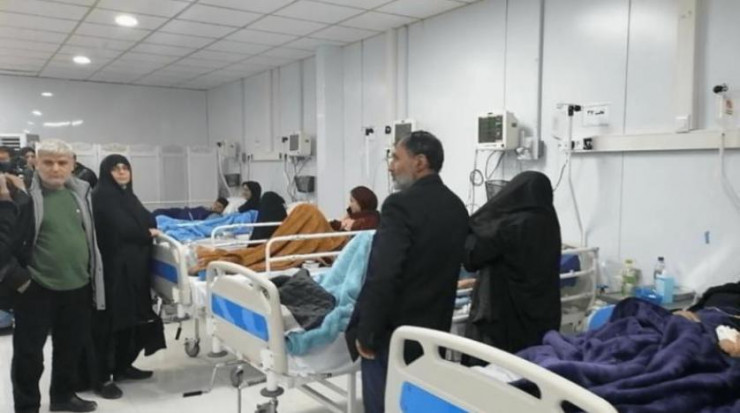 Nhiều nữ sinh Iran nhập viện do bị đầu độc. Ảnh: ASHARQ AL QUASAT