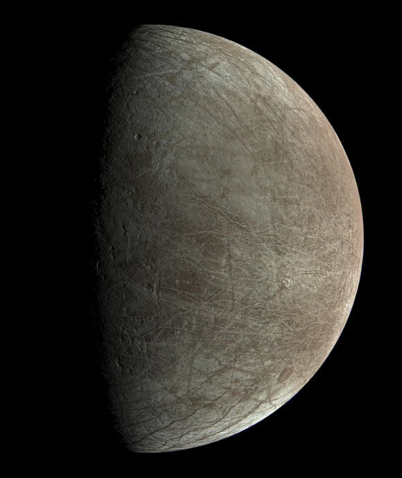 "Mặt trăng sự sống" Europa của Sao Mộc - Ảnh: NASA