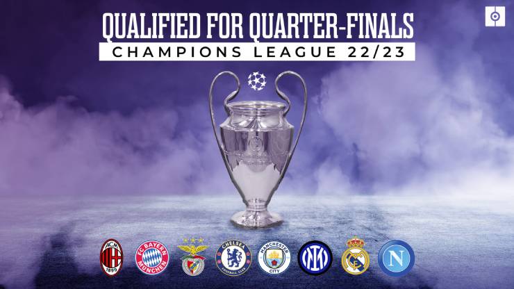 8 đội bóng vào tứ kết Champions League đã được xác định