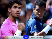 Thể thao - Video tennis Alcaraz - Auger Aliassime: Đòi nợ khắc tinh, ẵm vé bán kết (Indian Wells Masters)