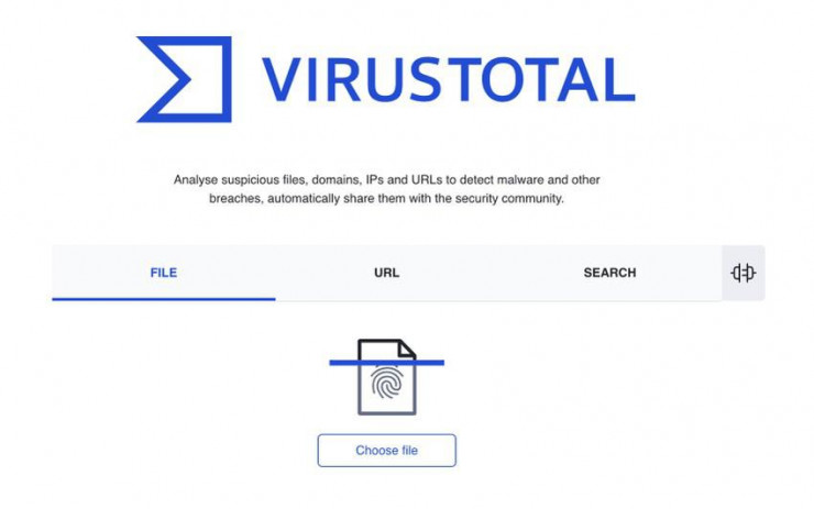 Kiểm tra mức độ an toàn của liên kết, tệp tin… trước khi mở bằng dịch vụ VirusTotal. Ảnh: TIỂU MINH