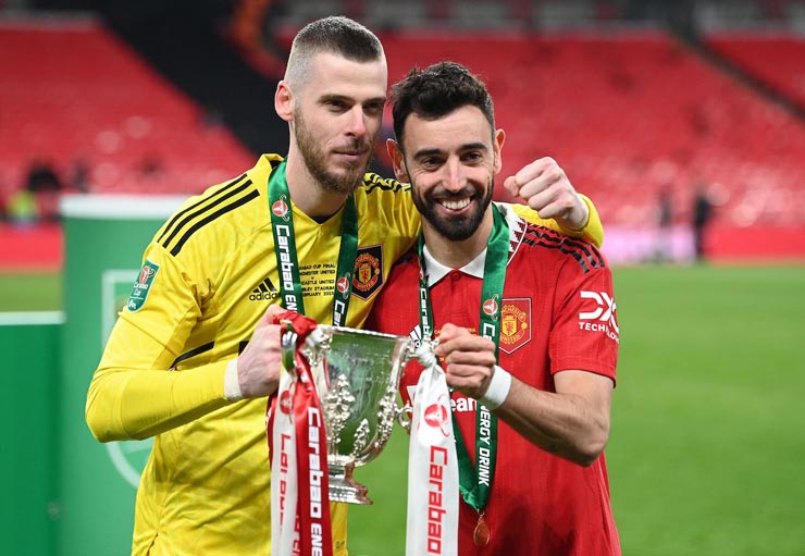 De Gea và Bruno Fernandes cày ải nhiều nhất châu Âu mùa này