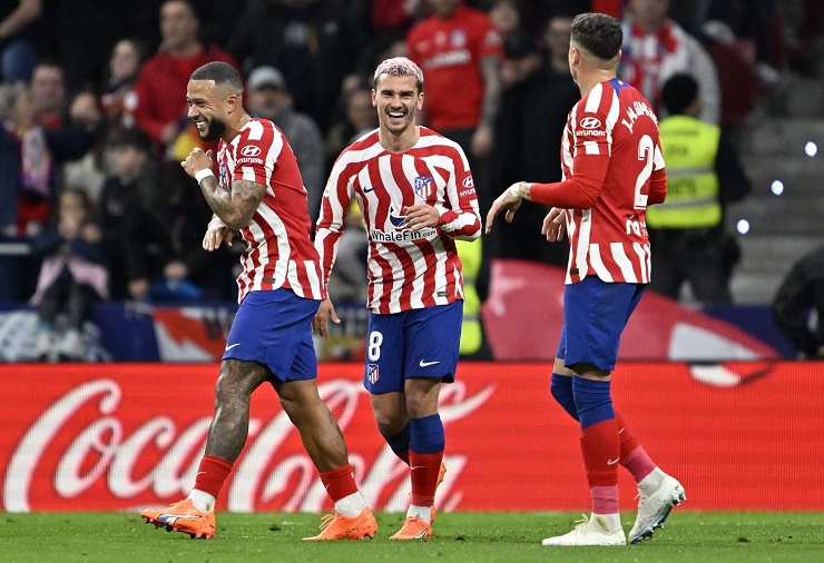 Atletico Madrid có một trận đấu tưng bừng