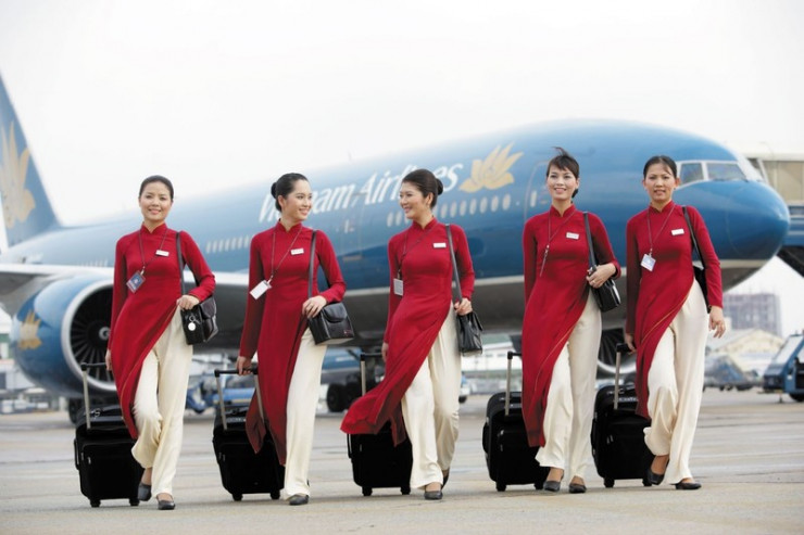 &nbsp;Vietnam Airlines là một trong những hãng trả lương&nbsp; tiếp viên cao tại Việt Nam. Ảnh: Tapchihangkhong