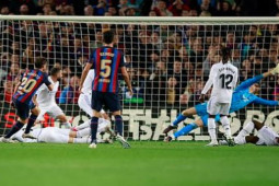 Trực tiếp bóng đá Siêu kinh điển Barcelona - Real Madrid: Nou Camp mở hội (Hết giờ)