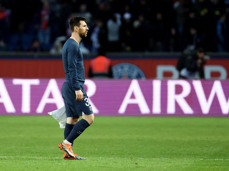 Messi bị la ó từ khi trận đấu giữa PSG và Rennes còn chưa bắt đầu