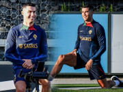 Bóng đá - Ronaldo cười phấn khích ở buổi tập ĐT Bồ Đào Nha, sẵn sàng phá kỷ lục