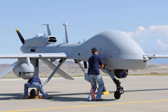 Máy bay không người lái MQ-1C Gray Eagle của Mỹ. Ảnh: Reuters