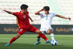Trực tiếp bóng đá U23 Iraq - U23 Việt Nam: Thẻ đỏ cuối trận (Doha Cup) (Hết giờ)