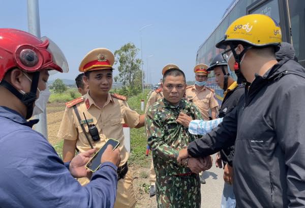 Đối tượng Nguyễn Văn Công thời điểm bị bắt giữ. Ảnh: Công an tỉnh Tuyên Quang