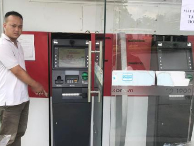 Người đục thùng ATM trộm trên 450 triệu đồng bị bắt