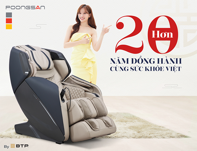 Hơn 20 năm ghế massage chuyên dụng Hàn Quốc Poongsan khẳng định vị thế tiên phong - 1