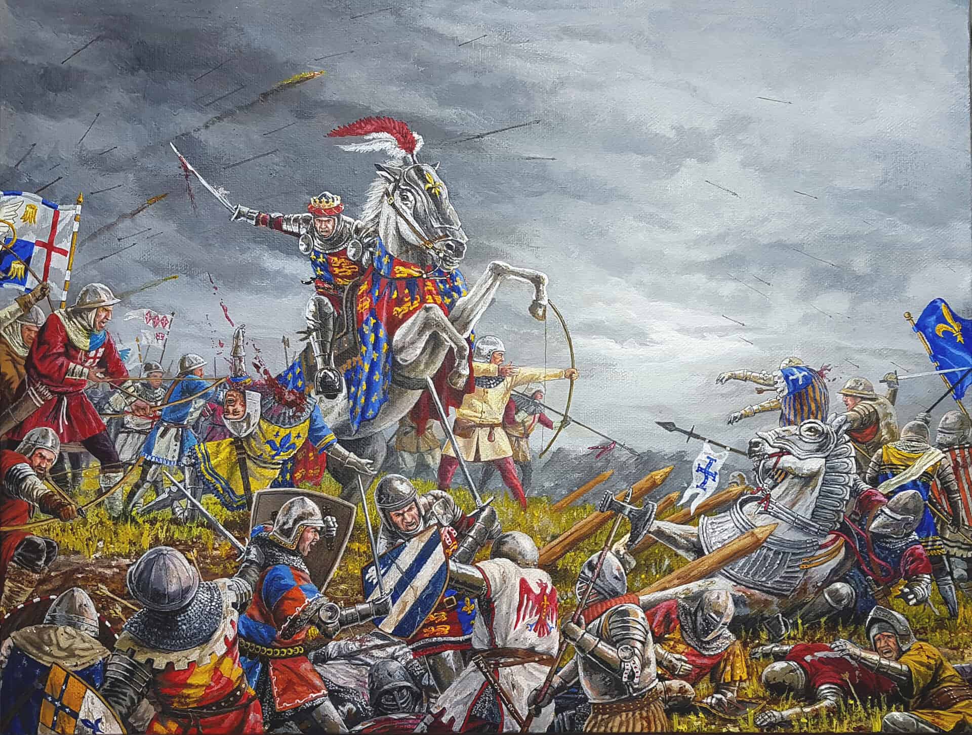 Chiến tranh Trăm năm là cuộc chiến đẫm máu giữa 2 thế lực lớn của châu Âu thời Trung Cổ: Anh và Pháp. Ảnh: Jahmani&nbsp;