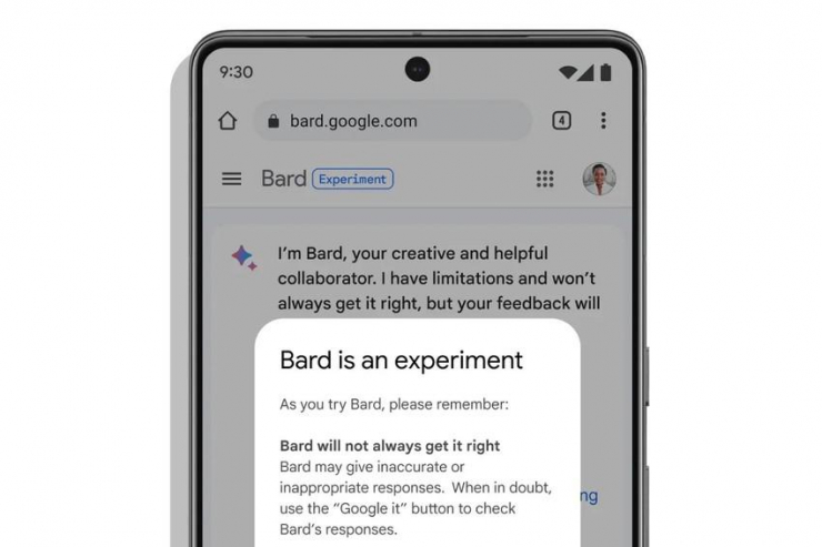 Google Bard có giao diện và cách sử dụng tương tự như ChatGPT. Ảnh: Google