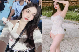 Nữ giám đốc xinh đẹp phim giờ vàng hóa ra là hot girl ”gây bão” sân Hàng Đẫy