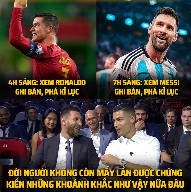 Ronaldo gọi Messi trả lời ngay.