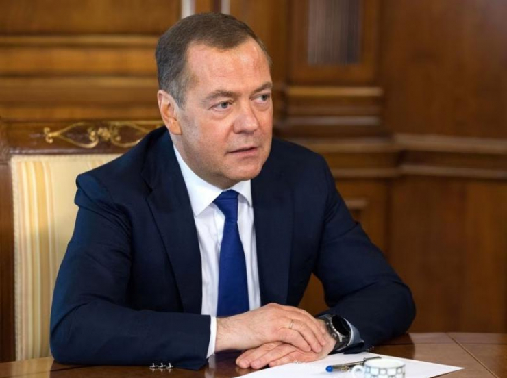 Phó Chủ tịch Hội đồng An ninh Quốc gia Nga Dmitry Medvedev. Ảnh Reuters.&nbsp;