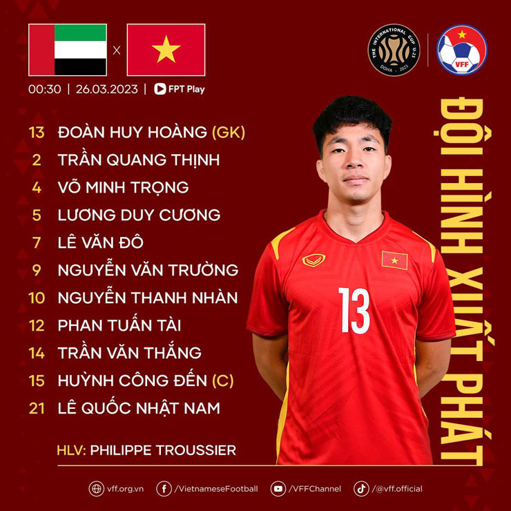 Trực tiếp bóng đá U23 Việt Nam - U23 UAE: Thủng lưới phút bù giờ (Doha Cup) (Kết thúc) - 11