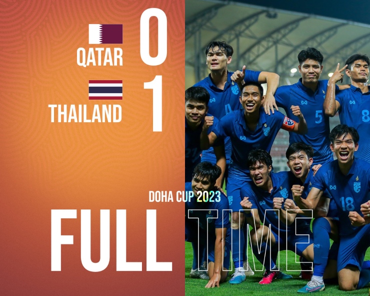 U23 Thái Lan xuất sắc đánh bại U23 Qatar