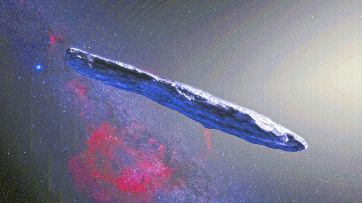 Oumuamua, vật thể được cho là tàu vũ trụ "trá hình" - Ảnh: SCIENCE NEWS